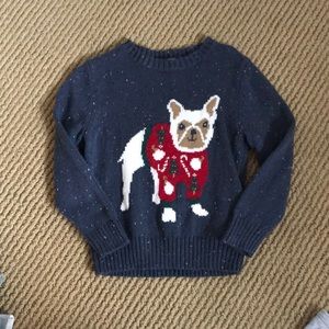 Boy Christmas sweater ,  worn one time